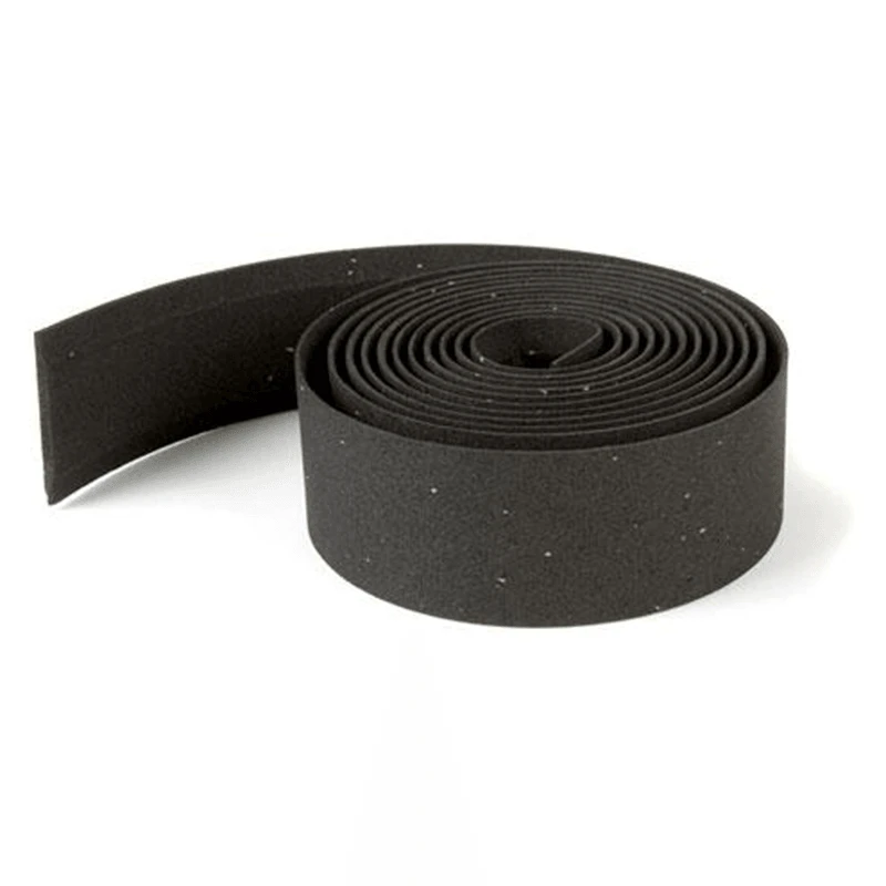 ACCESSORIES Velo Cork Handlebar Tape With Gel - Black ACCESSORIES Velo Cork Handlebar Tape With Gel - Black