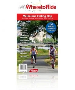 How To Ride Where To Ride - Melbourne Cycling Map - Map One - Central Melbourne & Inner Suburbs ACCESSORIES